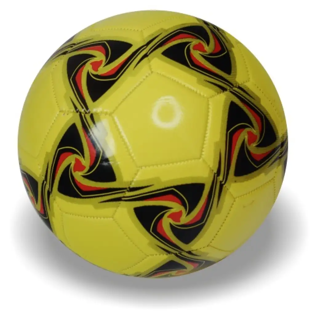 imagen de Balón de fútbol de cuero sintético colorido en varias versiones de 22 cm 3