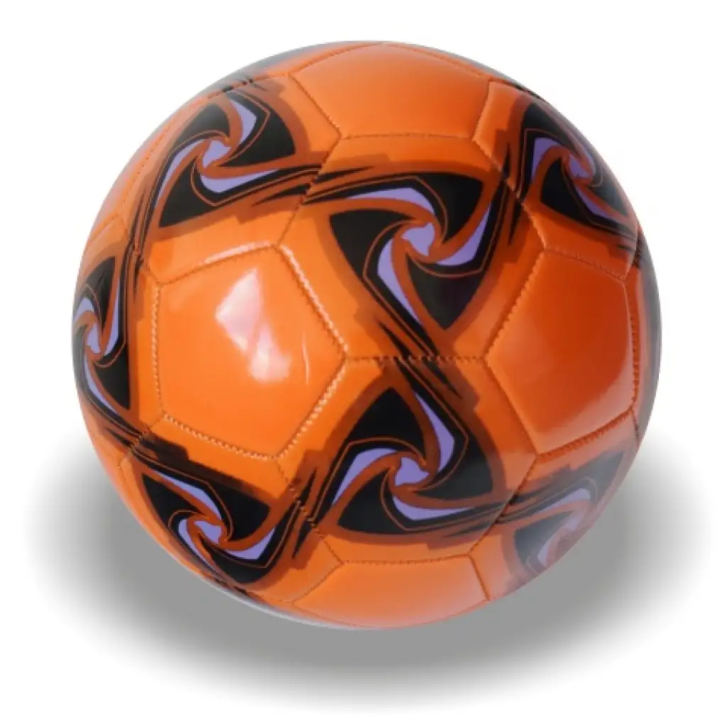 imagen de Balón de fútbol de cuero sintético colorido en varias versiones de 22 cm 5