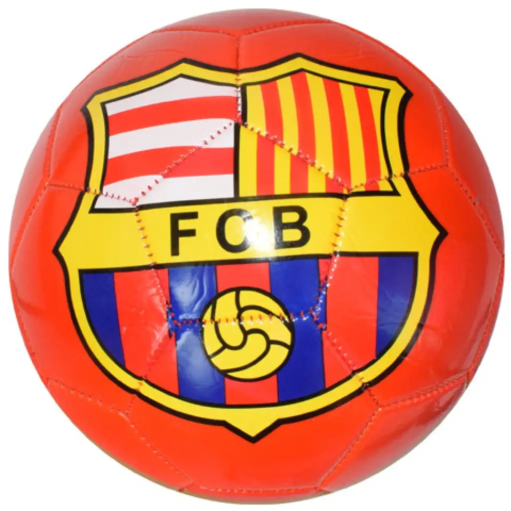 imagen de Balón de fútbol de cuero sintético con diseño de cruz colorido de 23cm 6