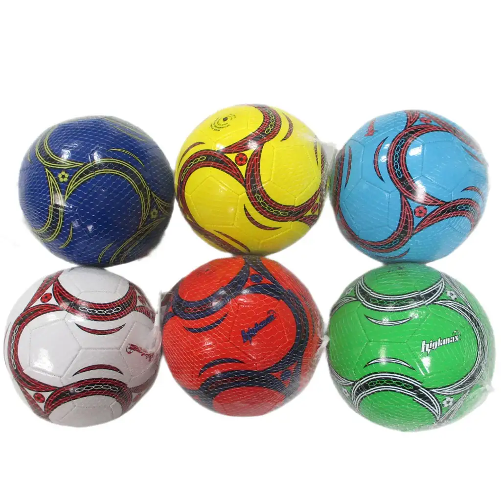 imagen de Balón de fútbol de cuero sintético de 23 cm en varias versiones de color 1
