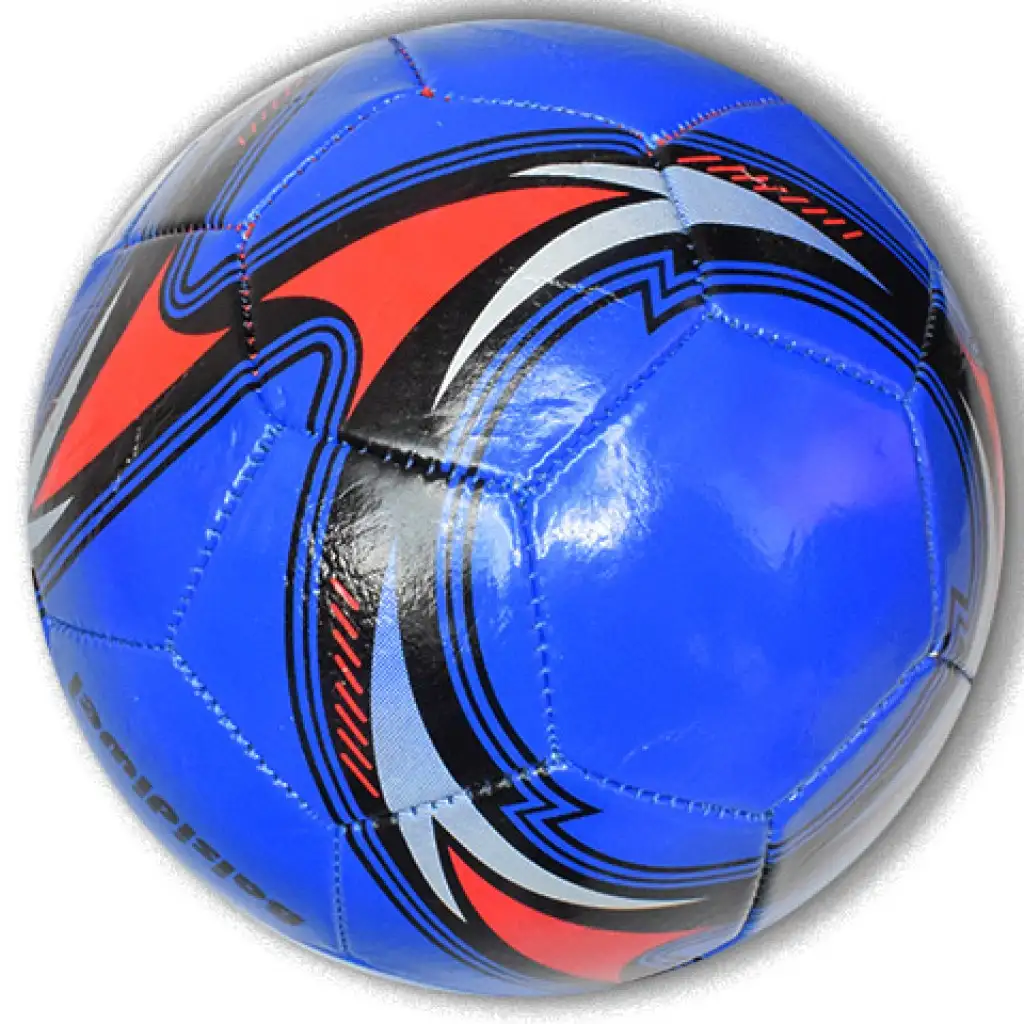 imagen de Balón de fútbol de cuero sintético de color neón en varias versiones de 23 cm 5