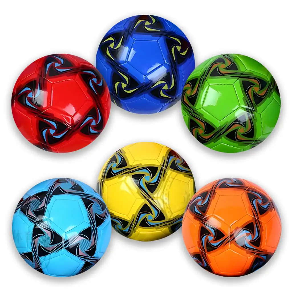 imagen de Balón de fútbol de cuero sintético Vortex en varios colores 23cm 1ud 1