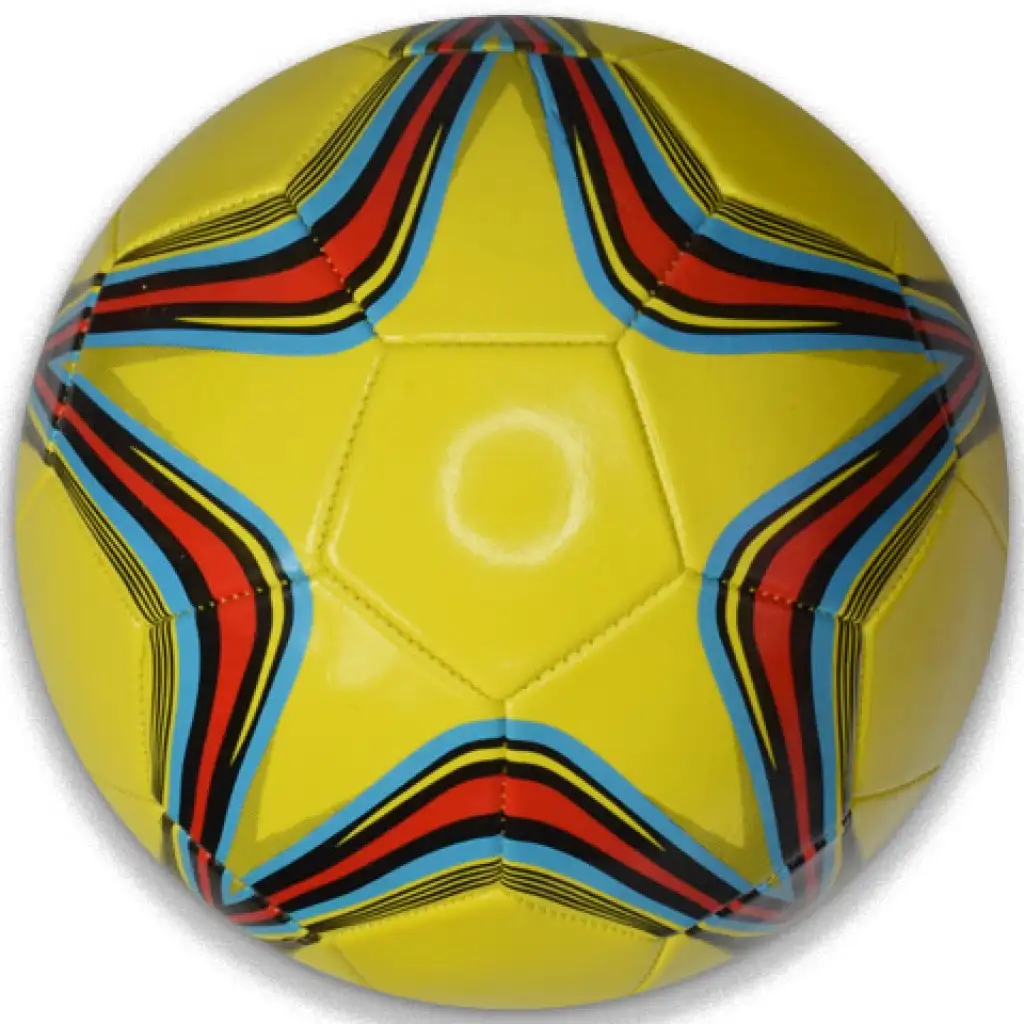 imagen de Balón de fútbol de imitación de cuero con diseño de estrellas en varias versiones de 22 cm 5