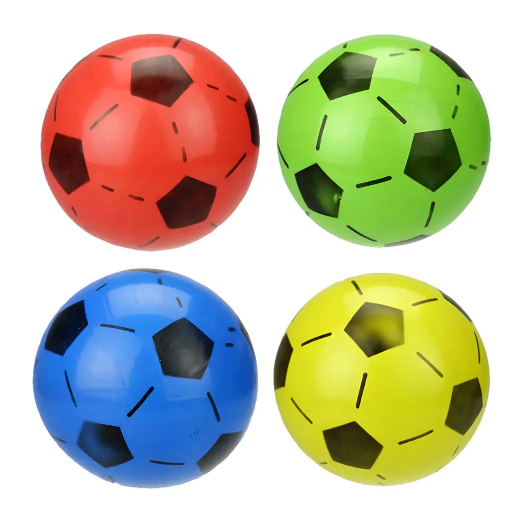 imagen de Balón de goma con diseño clásico de fútbol de 23 cm en varias versiones 1