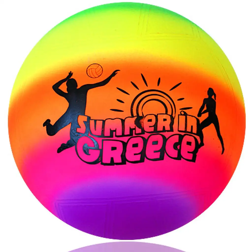 imagen de Balón de voleibol de goma neón 22cm 1