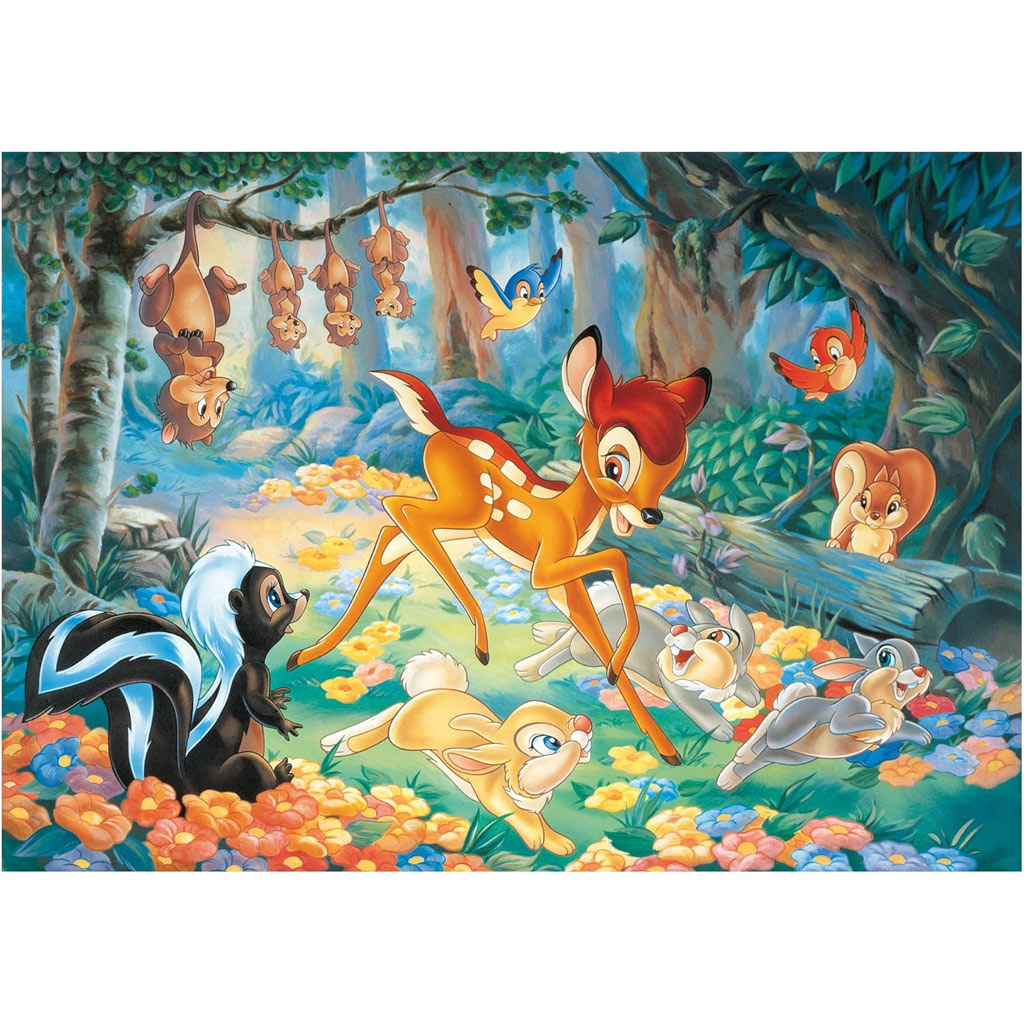 imagen de Bambi 2 en 1 rompecabezas y libro para colorear de 60 piezas 50x35cm - Lisciani 2