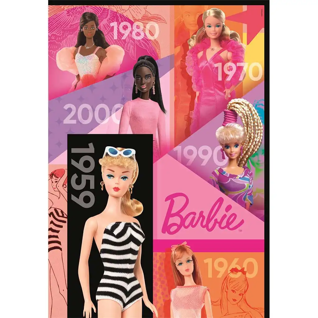 imagen de Barbie 65 años 1000 piezas Puzzle Compacto 50x70cm - Clementoni 2