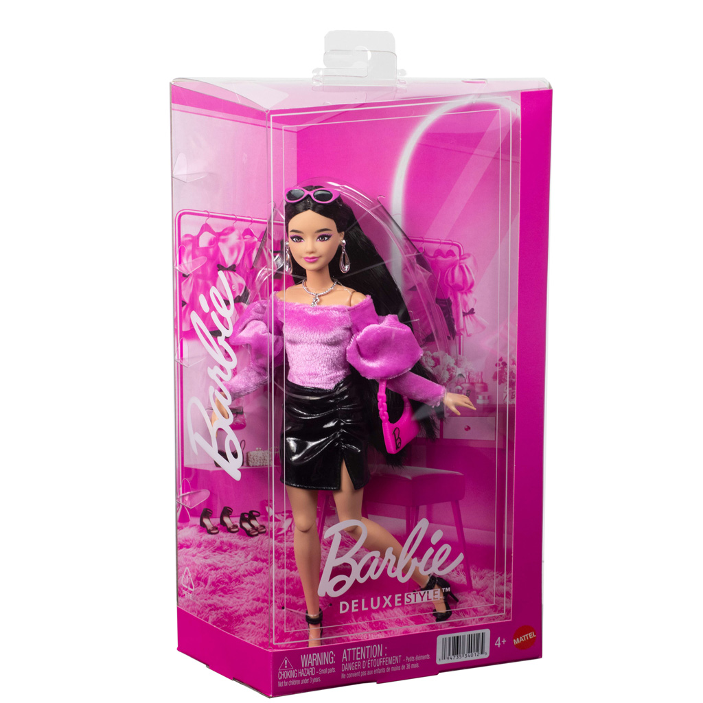 imagen de Barbie Amigas Trendy - Falda Corta Negra - Mattel 1