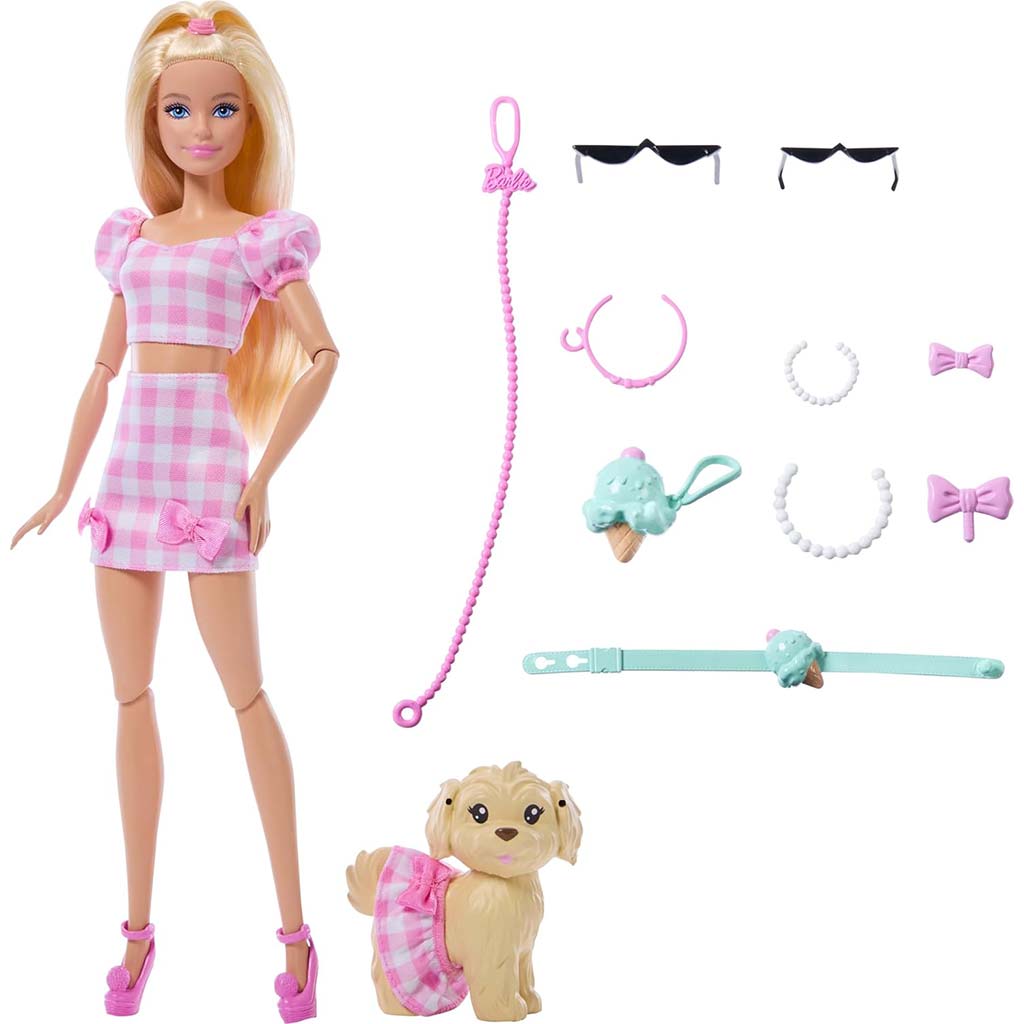 imagen de Barbie: Conjunto de juego de dúo de moda favorito en color rosa - Mattel 4
