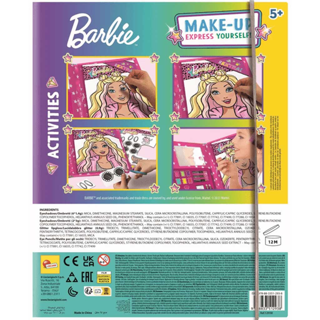 imagen de Barbie Cuaderno de bocetos de maquillaje - Lisciani 2