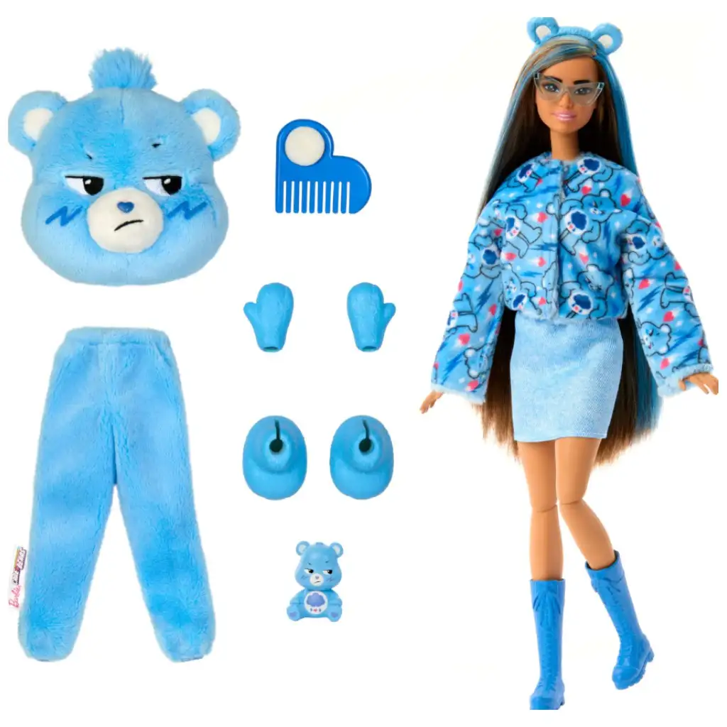 imagen de Barbie: Cutie Reveal muñeca sorpresa Ositos Cuidadosos - Osito Morcika - Mattel 2