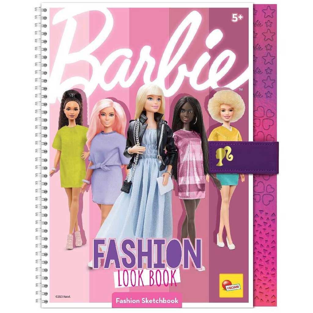 imagen de Barbie Diseñador de Moda cuaderno de bocetos - Lisciani 1