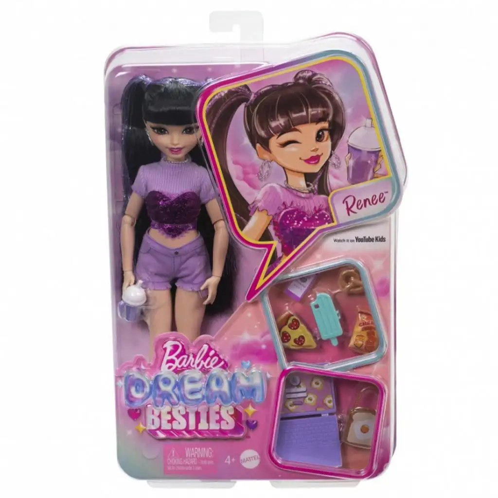 imagen de Barbie Dream Besties Renee muñeca - Mattel 1