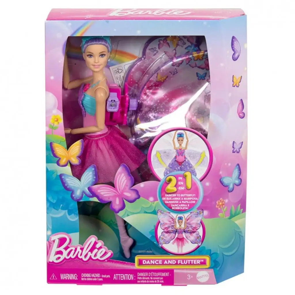 imagen de Barbie Dreamtopia Bailarina Mariposa - Mattel 1