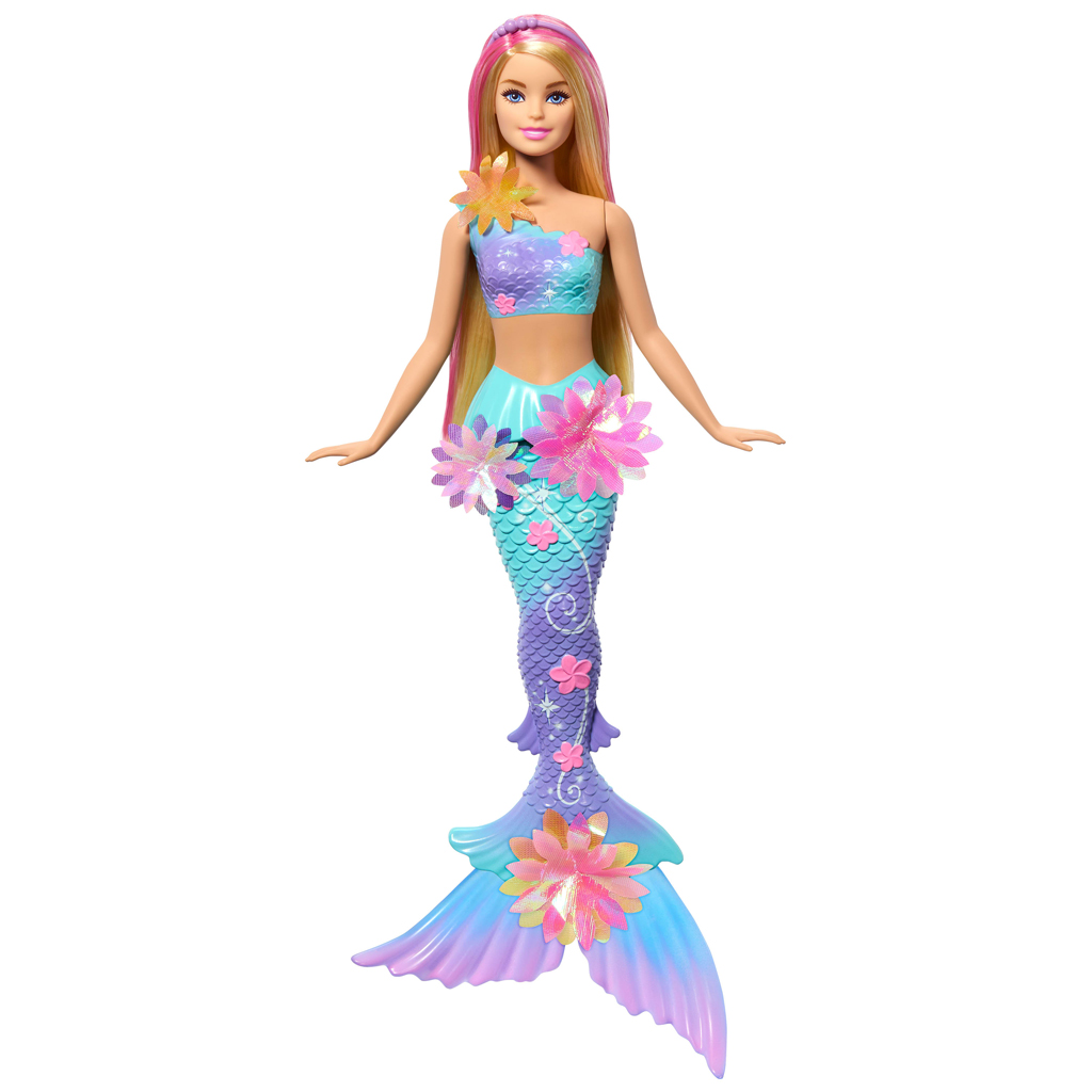 imagen de Barbie Dreamtopia: Magia de flores sirena muñeca - Mattel 3