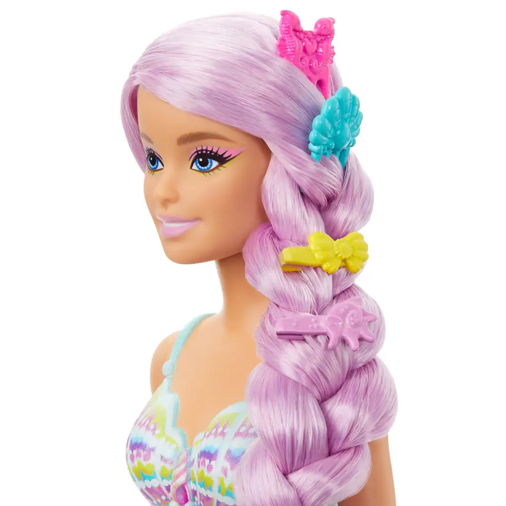 imagen de Barbie Dreamtopia: Muñeca sirena de peinado mágico 2024 - Mattel 4