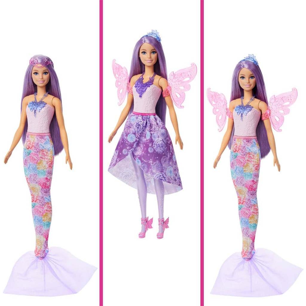 imagen de Barbie Dreamtopia Princesa Transformable - Mattel 3