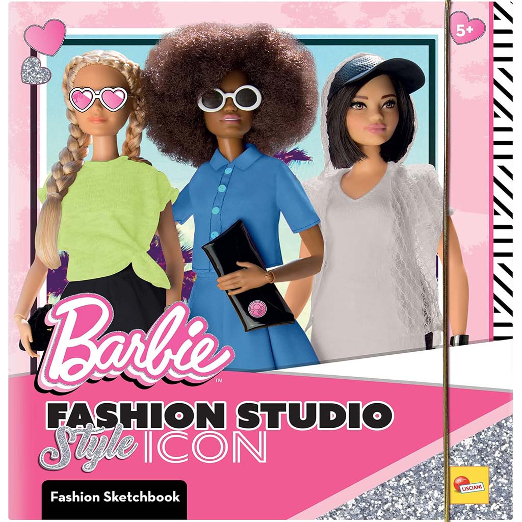 imagen de Barbie Estilo Ícono set de colorear y vestir - Lisciani 1