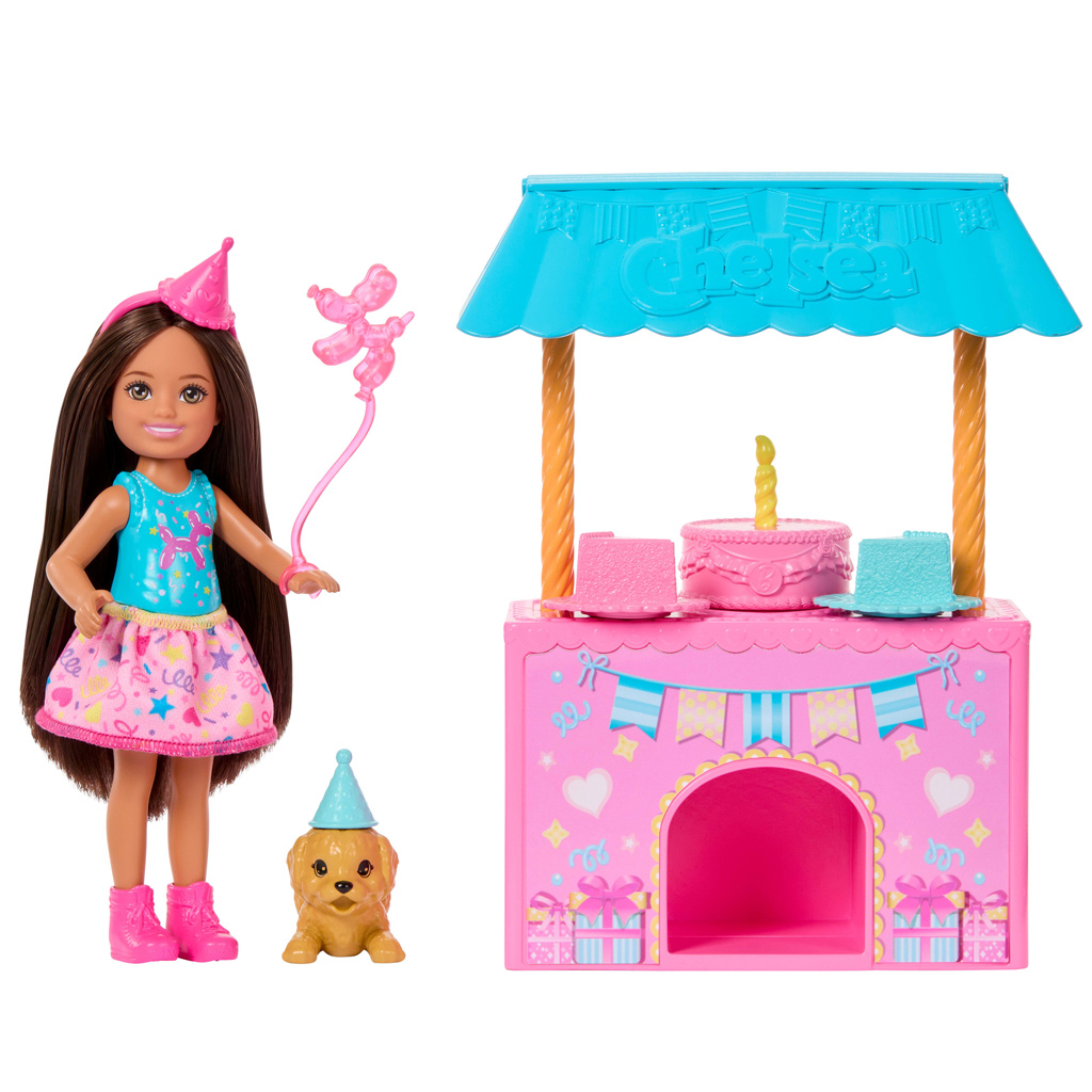 imagen de Barbie: Fiesta de cumpleaños de Chelsea con muñeca y perrito – Mattel 2