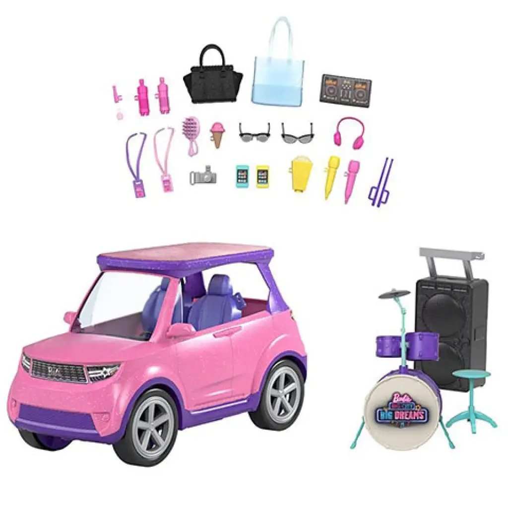 imagen de Barbie: Grandes Sueños en la Gran Ciudad Set de Juego de Coche - Mattel 2