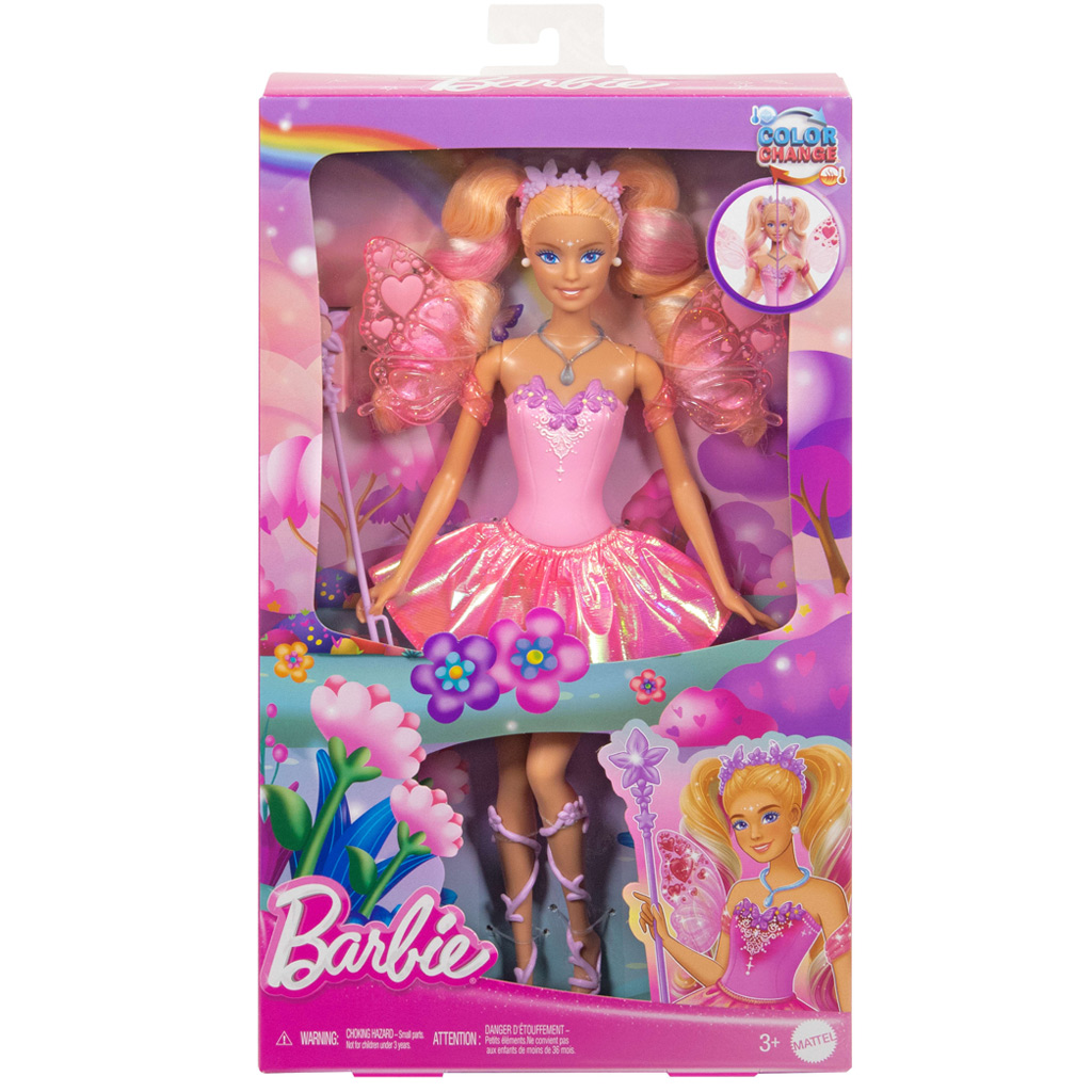 imagen de Barbie: Hada mágica que cambia de color - Mattel 1