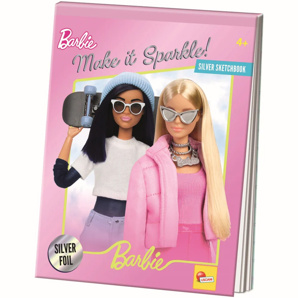 imagen de Barbie ¡Hazlo brillar! Cuaderno de dibujo brillante - Lisciani 1