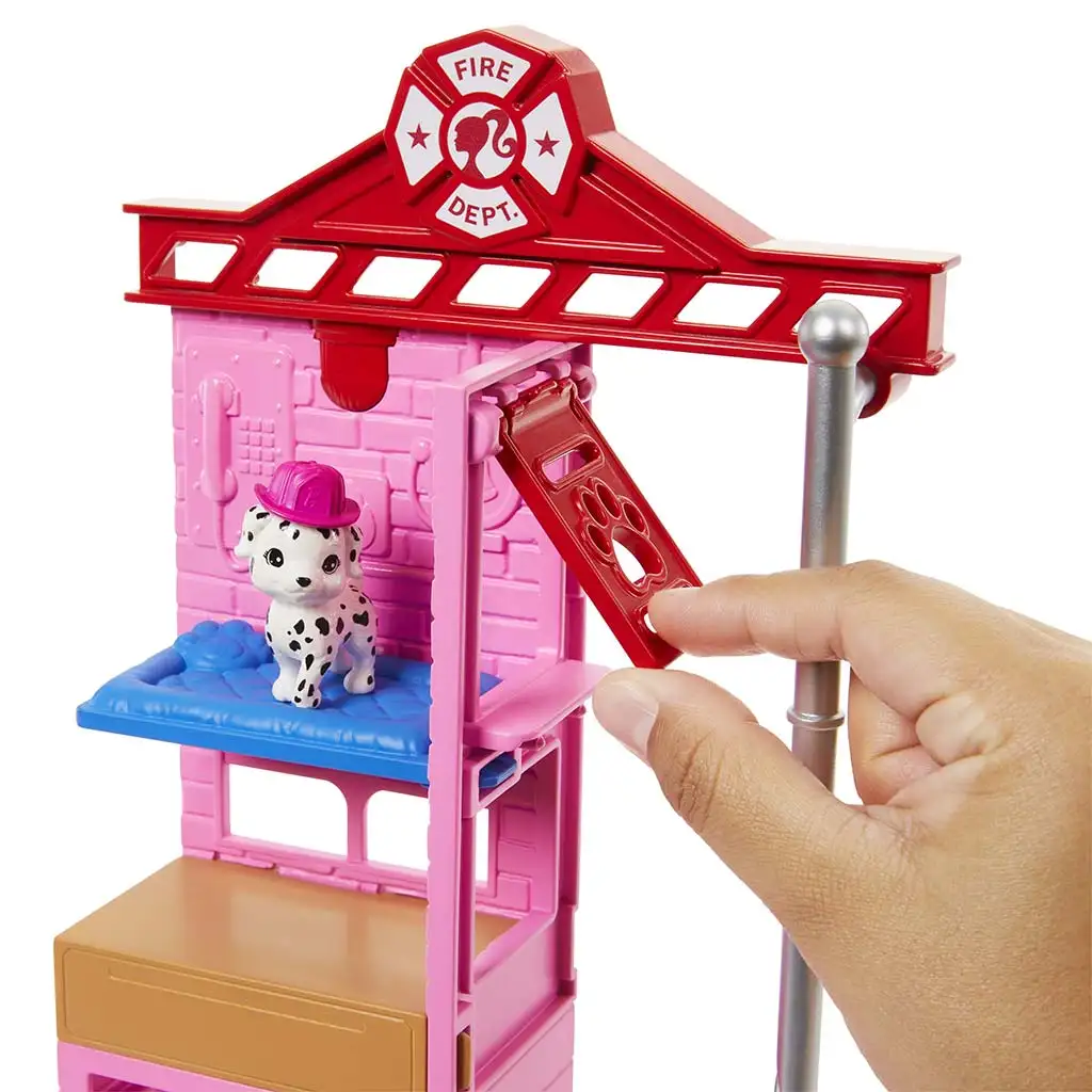 imagen de Barbie: Juego de estación de bomberos - Mattel 4