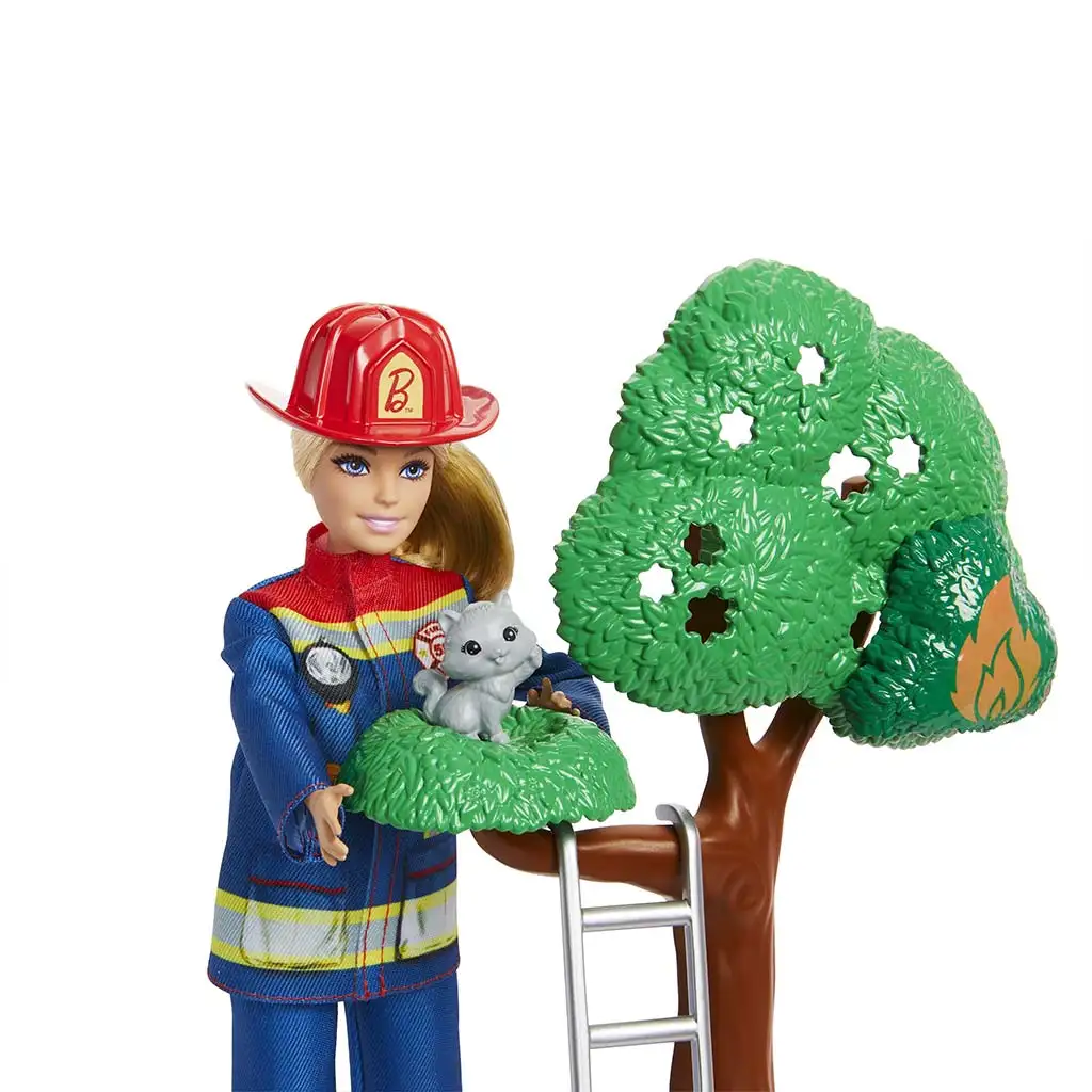 imagen de Barbie: Juego de estación de bomberos - Mattel 6