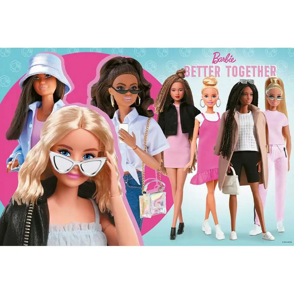 imagen de Barbie la mejor juntos 160 piezas puzzle - Trefl 2