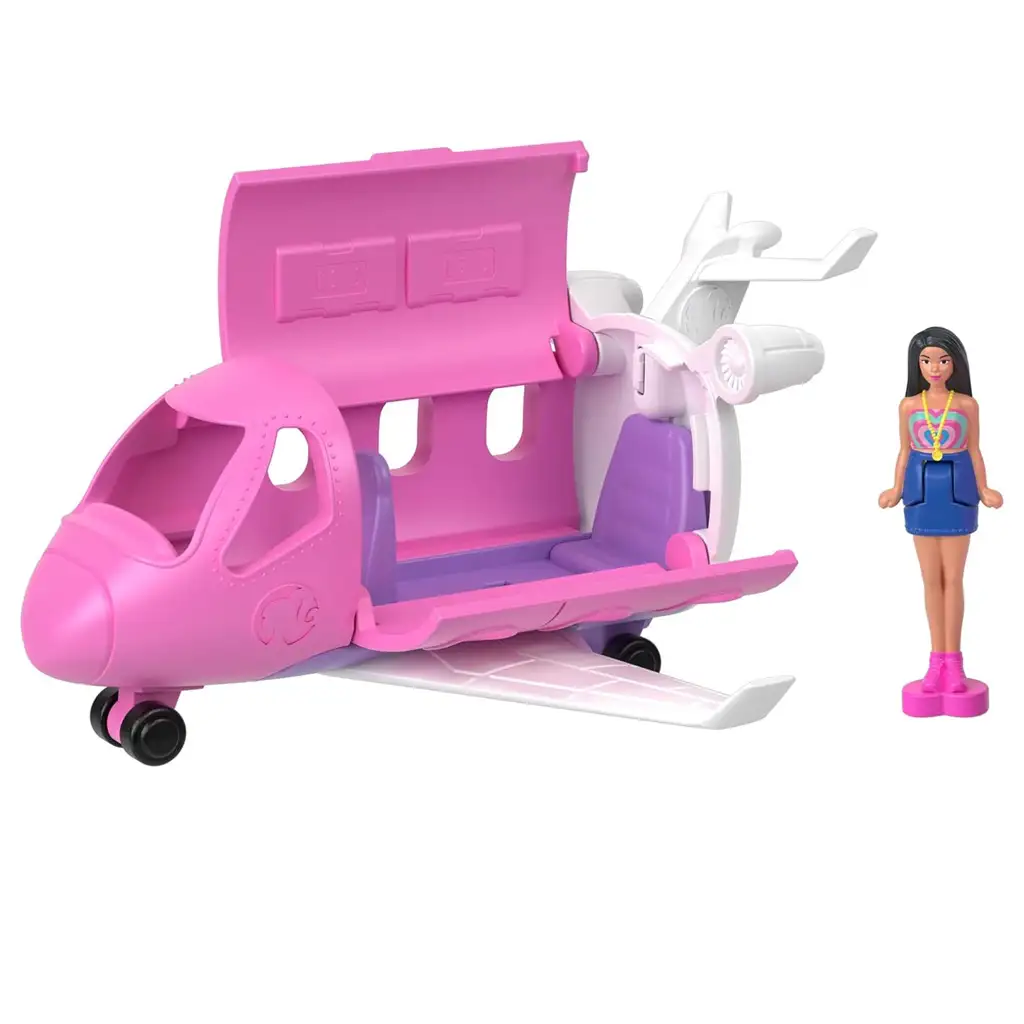 imagen de Barbie: Mini BarbieLand vehículos - Set de avión de ensueño - Mattel 3