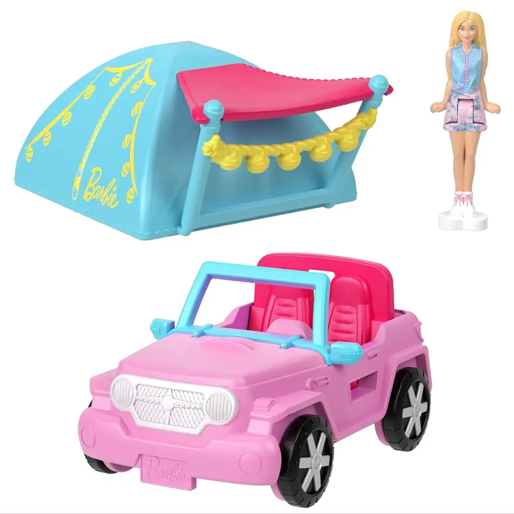imagen de Barbie: Mini BarbieLand vehículos - Set de jeep de ensueño - Mattel 3