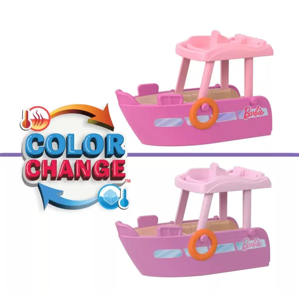 imagen de Barbie: Mini BarbieLand vehículos - Set del Sueño Barco - Mattel 3