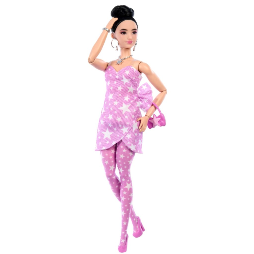 imagen de Barbie: Muñeca amigas de moda en conjunto estrellado - Mattel 2