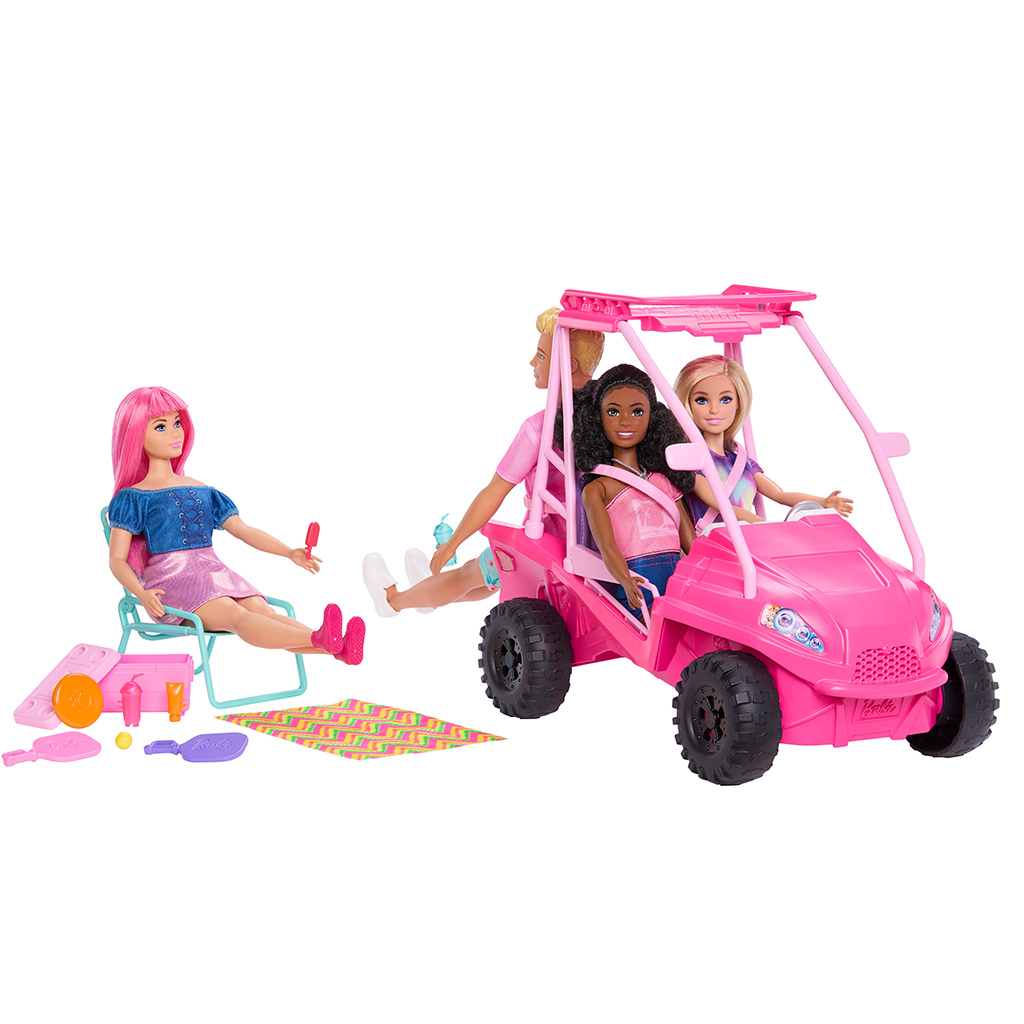 imagen de Barbie Mysteries: Beach Detectives vehículo de playa - Mattel 2