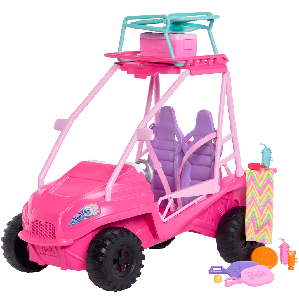 imagen de Barbie Mysteries: Beach Detectives vehículo de playa - Mattel 3