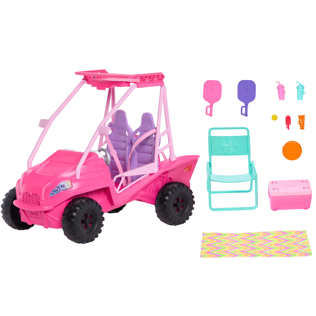 imagen de Barbie Mysteries: Beach Detectives vehículo de playa - Mattel 5