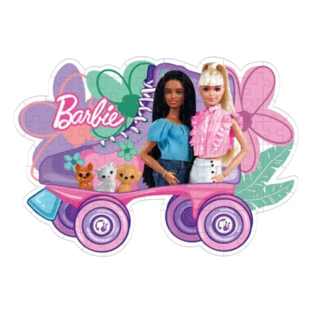 imagen de Barbie patines Supercolor rompecabezas de 104 piezas - Clementoni 2