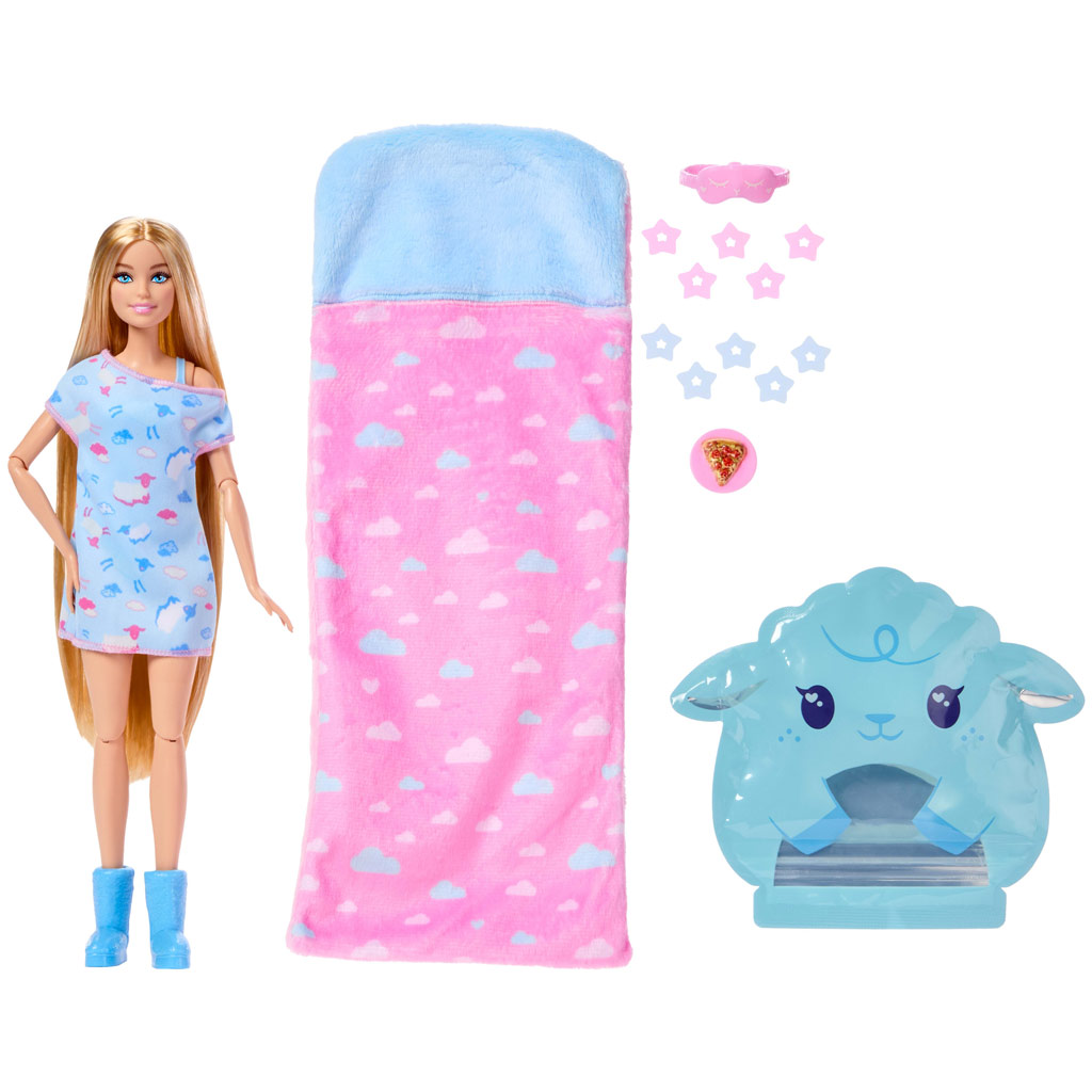 imagen de Barbie Pijamada Reveal - Azul - Mattel 6
