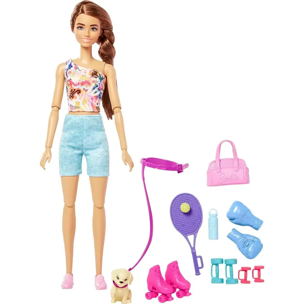 imagen de Barbie: Recarga Muñeca Tenista Barbie con accesorios - Mattel 2