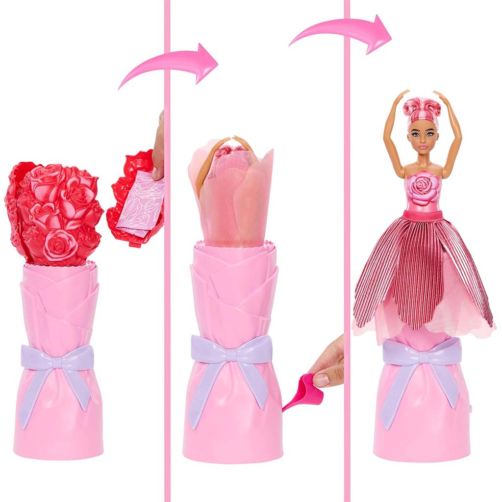 imagen de Barbie Reveal: Magia de Flores muñeca sorpresa - Rosa - Mattel 3