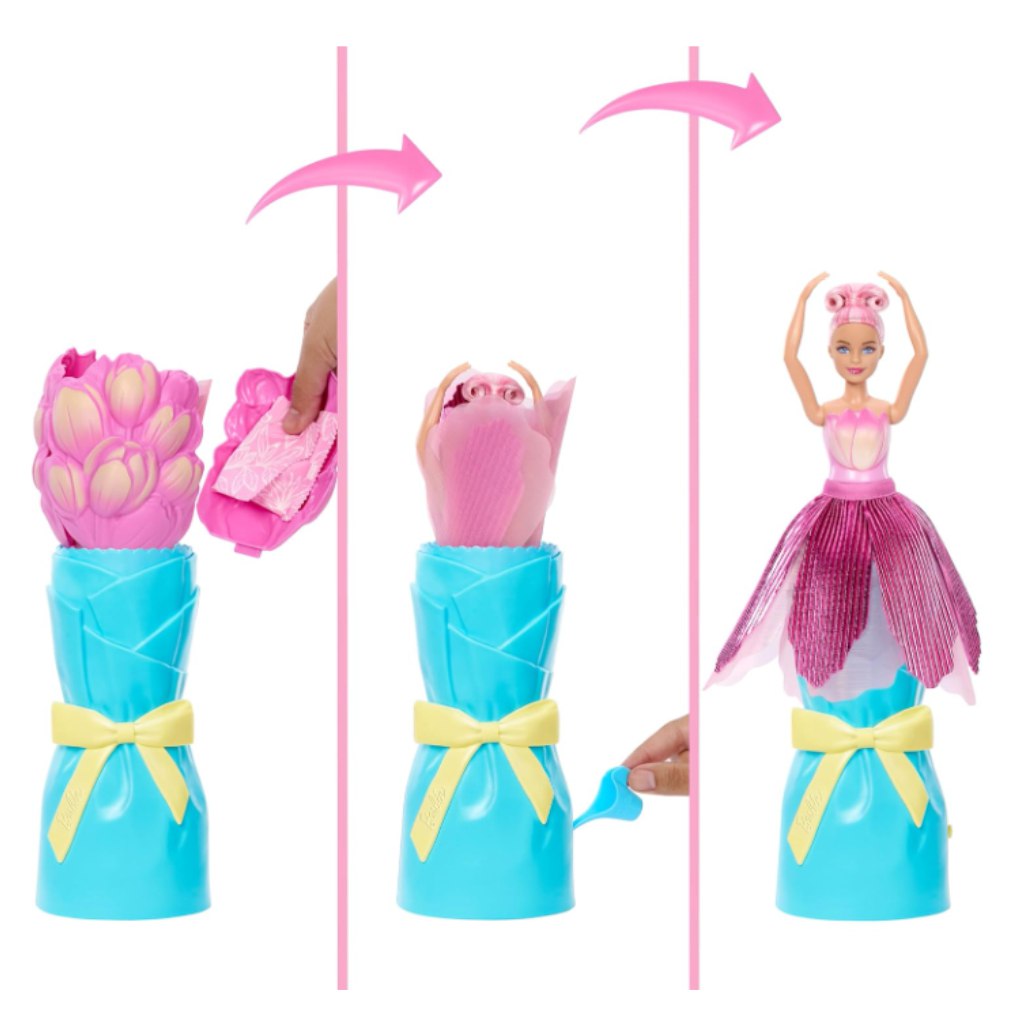 imagen de Barbie Reveal: Magia de Flores muñeca sorpresa - Tulipán - Mattel 3
