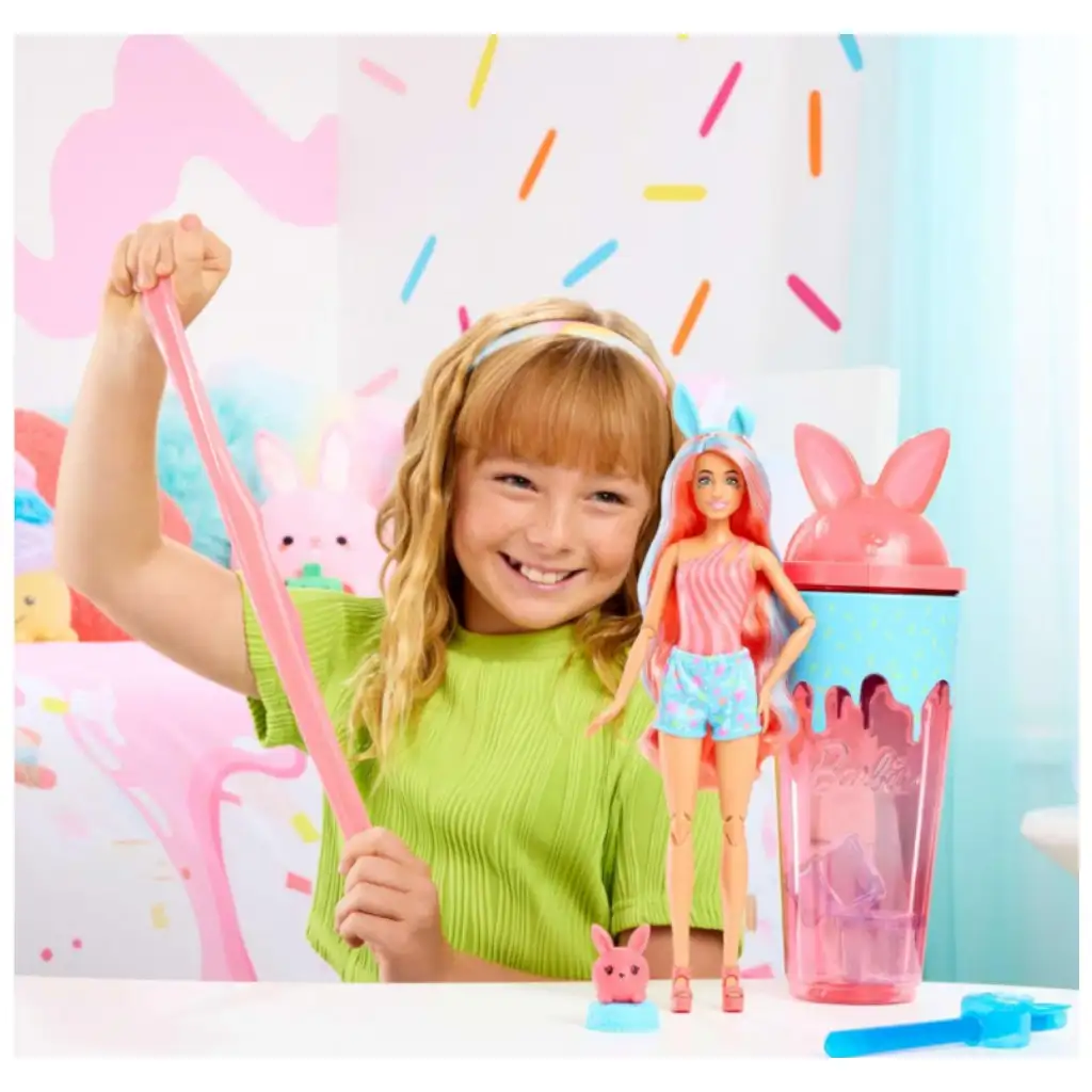 imagen de Barbie: Slime Reveal Fiesta Animal - Set de Juego de Conejo - Mattel 2