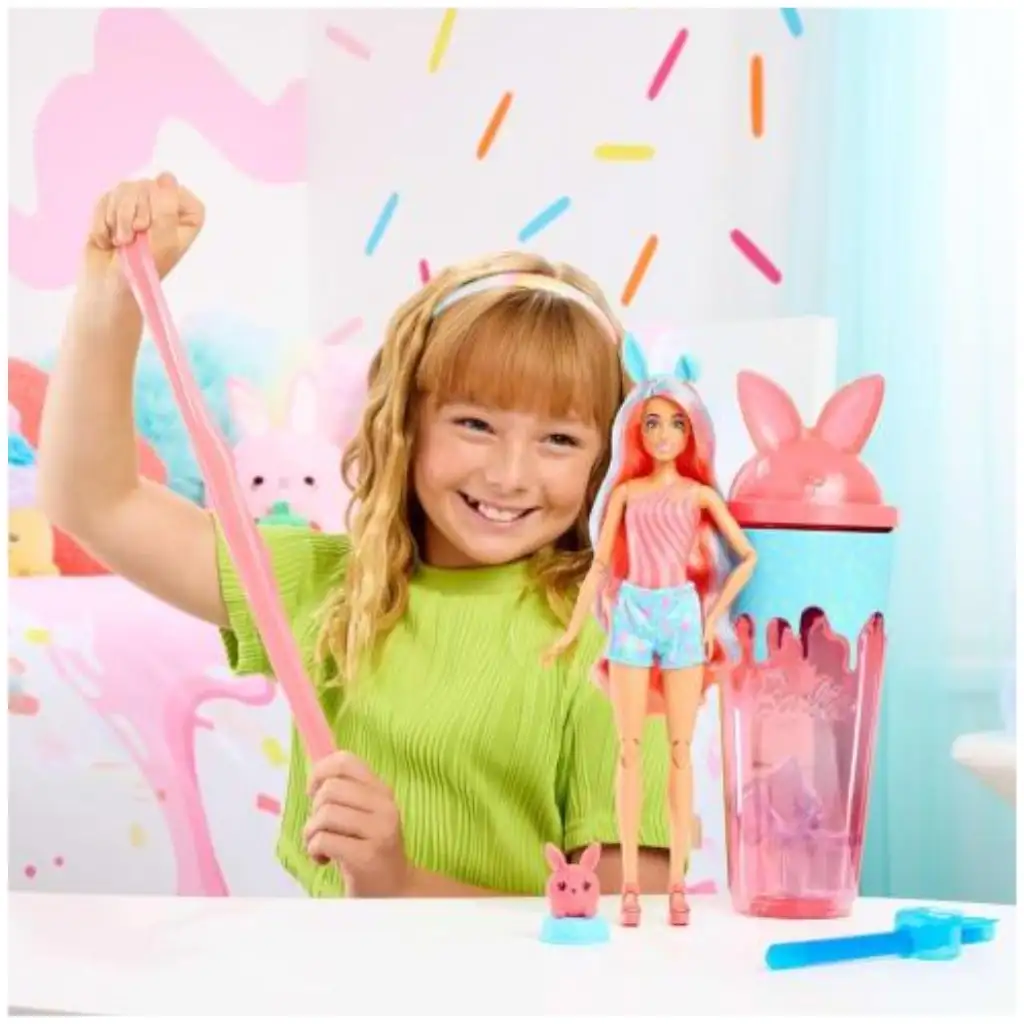 imagen de Barbie: Slime Reveal Fiesta Animal - Set de Juguete de Gato – Mattel 2