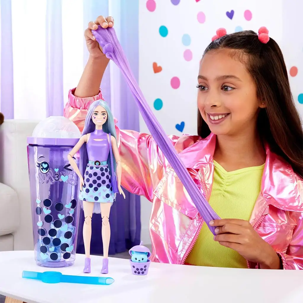 imagen de Barbie: Slime Reveal Fiesta de Bubi Muñeca Lila - Mattel 2