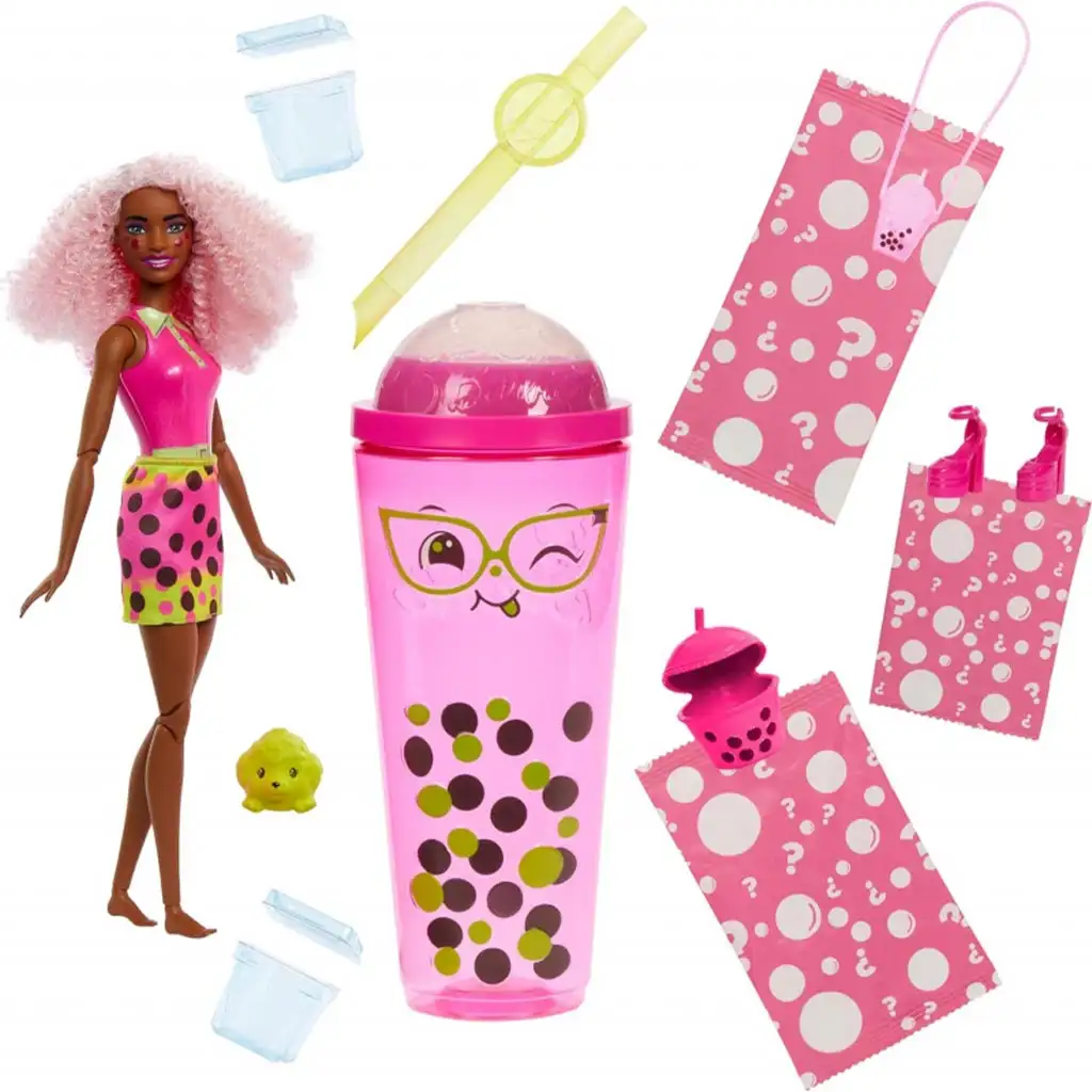 imagen de Barbie: Slime Reveal Fiesta de Bubi Muñeca Rosa - Mattel 2