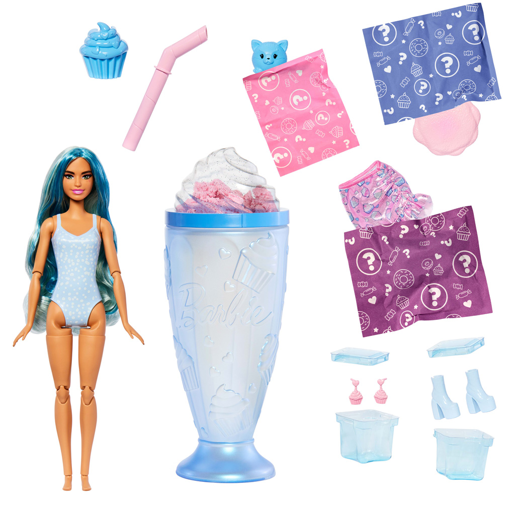 imagen de Barbie: Slime reveal shaker aromático - Azul - Mattel 2