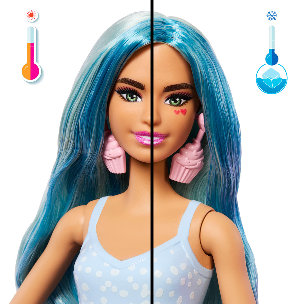 imagen de Barbie: Slime reveal shaker aromático - Azul - Mattel 3