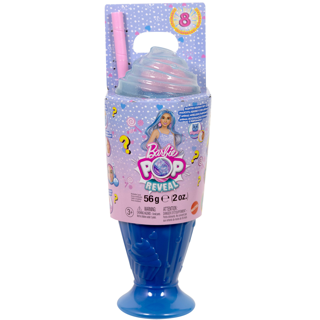 imagen de Barbie: Slime reveal shaker aromático - Azul - Mattel 1