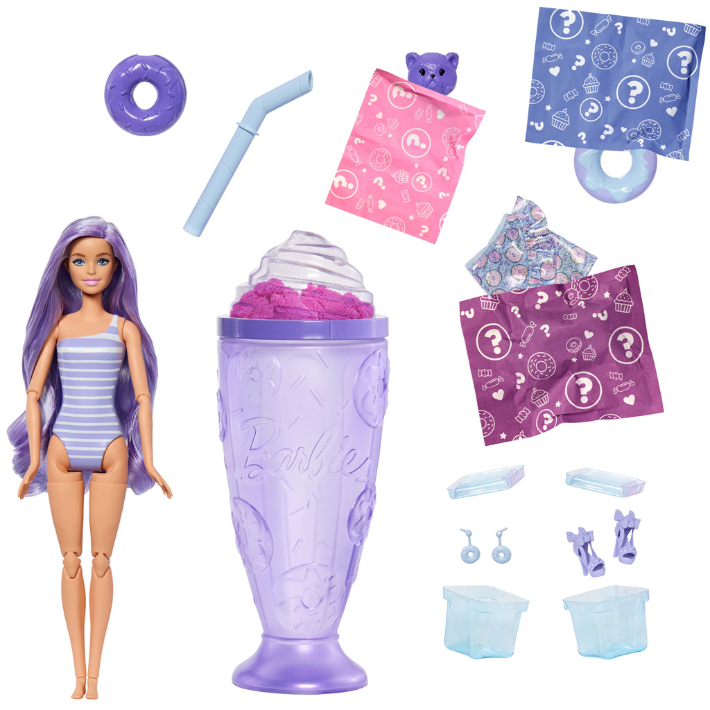 imagen de Barbie: Slime reveal shaker aromático - lila - Mattel 2