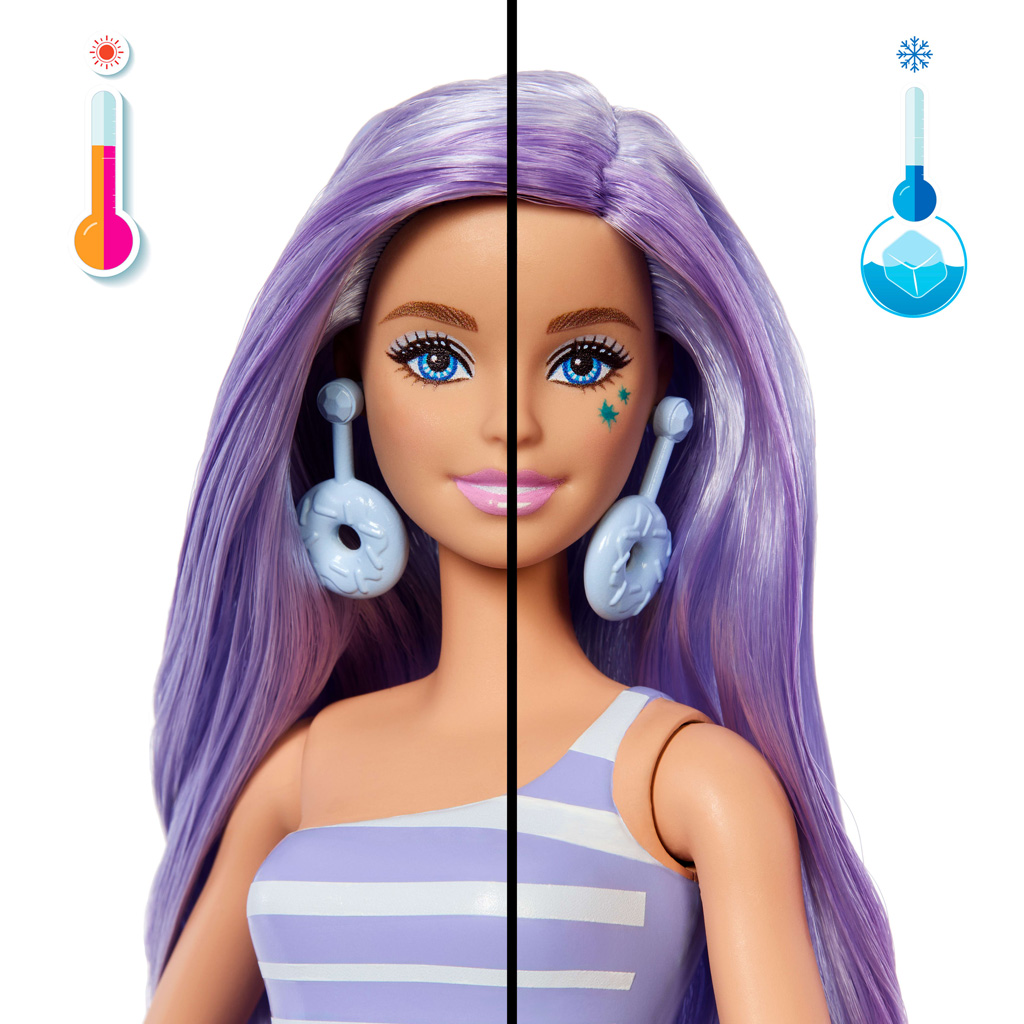 imagen de Barbie: Slime reveal shaker aromático - lila - Mattel 3